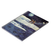  wetenschapscultuur Astronaut Aliens op maan Notitieboek (Linkerzijde)