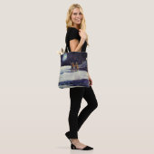 wetenschapscultuur Astronaut Aliens op maan Tote Bag (Op model)