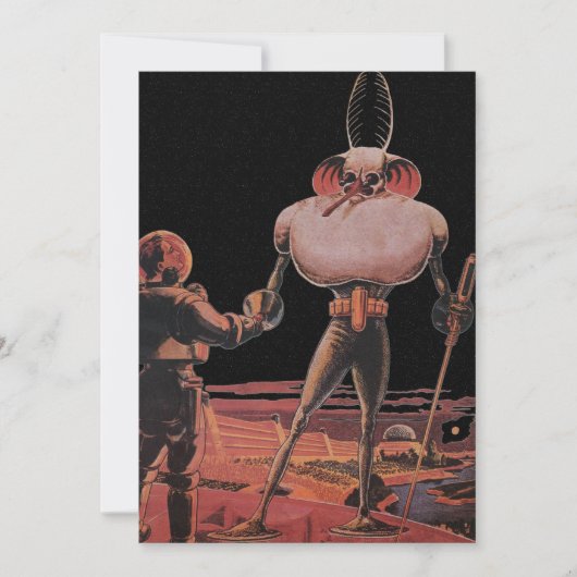 wetenschapscultuur Astronaut Shake Hand Alien (Voorkant)