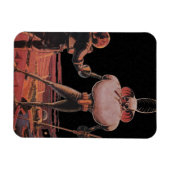 wetenschapscultuur Astronaut Shake Hand Alien Magneet (Horizontaal)