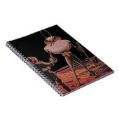 wetenschapscultuur Astronaut Shake Hand Alien Notitieboek (Rechterzijde)