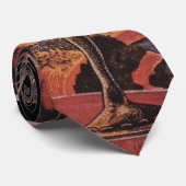  wetenschapscultuur Astronaut Shake Hand Alien Stropdas (Opgerold)