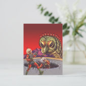  wetenschapscultuur Giant Centipede Insect War Briefkaart (Staand voorkant)