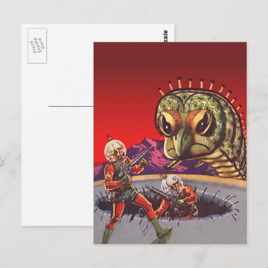  wetenschapscultuur Giant Centipede Insect War Briefkaart (Voorkant / Achterkant)