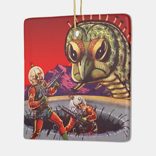  wetenschapscultuur Giant Centipede Insect War Keramisch Ornament (Links)