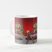  wetenschapscultuur Giant Centipede Insect War Koffiemok (Voorkant links)