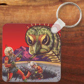  wetenschapscultuur Giant Centipede Insect War Sleutelhanger (Achterkant)