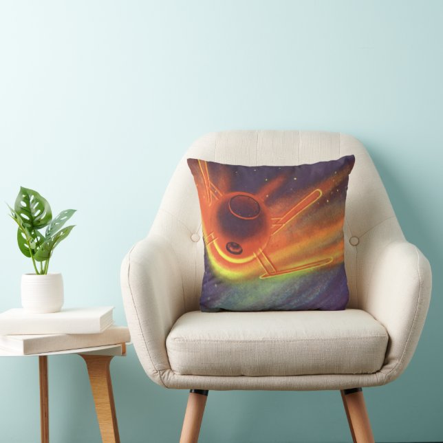  wetenschapscultuur, gloeiende raketten in de ruim kussen (Stoel)