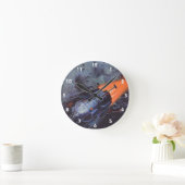  wetenschapscultuur, raketafslag ronde klok (Huis)