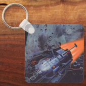  wetenschapscultuur, raketafslag sleutelhanger (Voorkant)