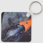  wetenschapscultuur, raketafslag sleutelhanger (Achterkant)