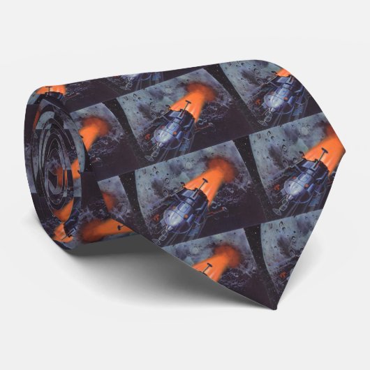  wetenschapscultuur, raketafslag stropdas (Opgerold)