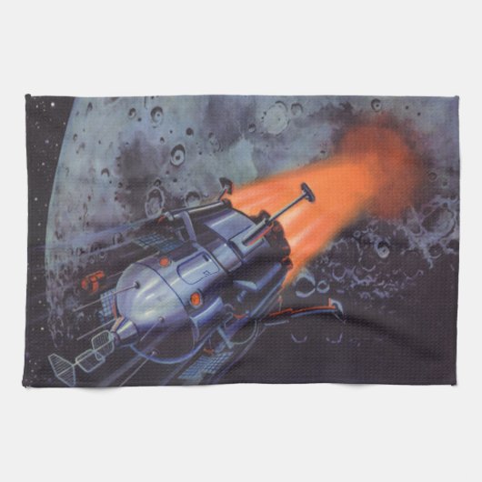  wetenschapscultuur, raketafslag theedoek (Horizontaal)