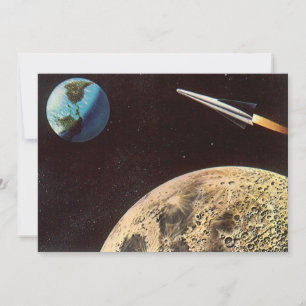  wetenschapscultuur, raketschild over de maan