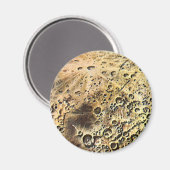  wetenschapscultuur, raketschild over de maan magneet (Voorkant / Achterkant)