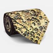  wetenschapscultuur, raketschild over de maan stropdas (Opgerold)