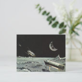  wetenschapscultuur, raketschildpadmotoren briefkaart (Staand voorkant)