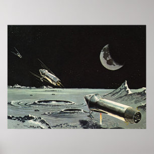 wetenschapscultuur, raketschildpadmotoren poster