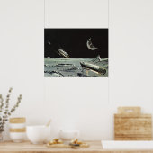 wetenschapscultuur, raketschildpadmotoren poster (Keuken)