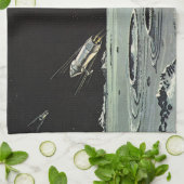  wetenschapscultuur, raketschildpadmotoren theedoek (Gevouwen)