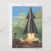 wetenschapscultuur, Rocket Blasting off Earth (Voorkant)
