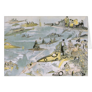 wetenschapscyclus Futuristische auto's, taxi's