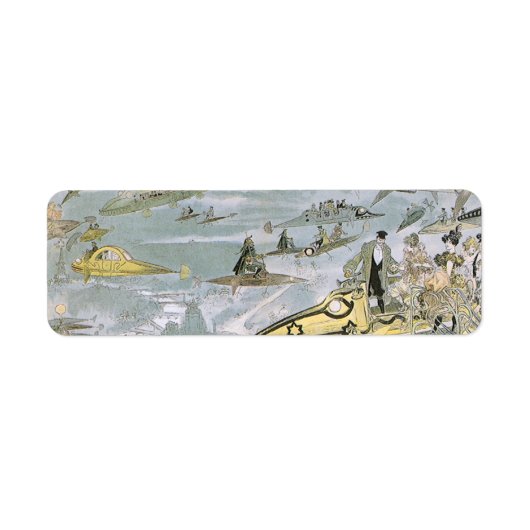  wetenschapscyclus Futuristische auto's, taxi's Etiket (Voorkant)