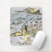  wetenschapscyclus Futuristische auto's, taxi's Muismat (Met muis)