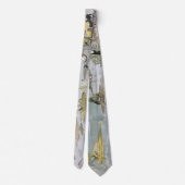  wetenschapscyclus Futuristische auto's, taxi's Stropdas (Achterkant)