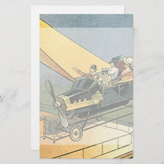  wetenschapscyclus Steampunk Converteerbare auto (Voorkant / Achterkant)