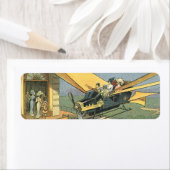  wetenschapscyclus Steampunk Converteerbare auto Etiket (Insitu)