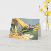 wetenschapscyclus Steampunk Converteerbare auto Kaart (Gele Bloem)