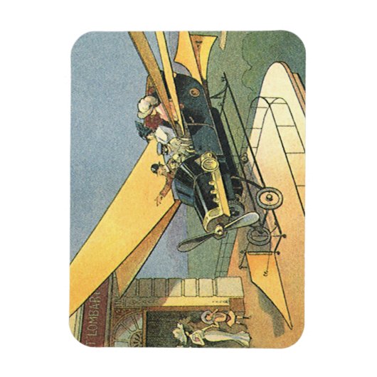  wetenschapscyclus Steampunk Converteerbare auto Magneet (Verticaal)