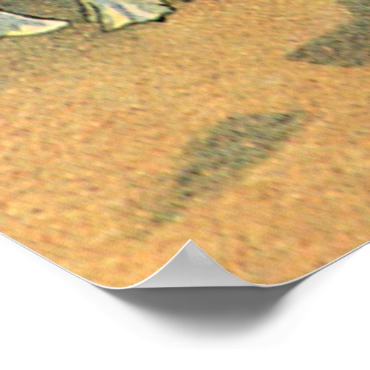 wetenschapscyclus Steampunk Converteerbare auto Poster (Hoek)