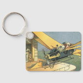  wetenschapscyclus Steampunk Converteerbare auto Sleutelhanger (Achterkant)