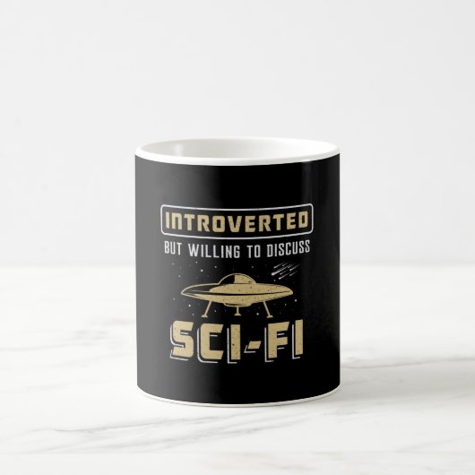 Wetenschapsdag Alien Space Science Nerds Gift Koffiemok (Center)