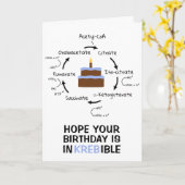 Wetenschapsdag - Kreb's Cycle Biology Kaart (Gele Bloem)