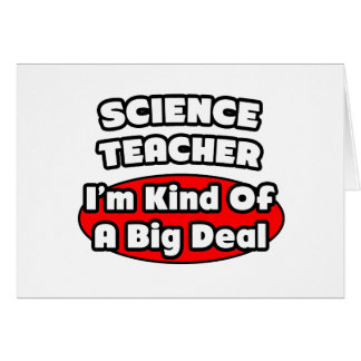 Wetenschapsdocent...Big Deal