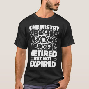 Wetenschapsdocent chemist in ruste t-shirt