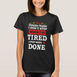 Wetenschapsdocent Chemist Mannen Vrouwen t-shirt