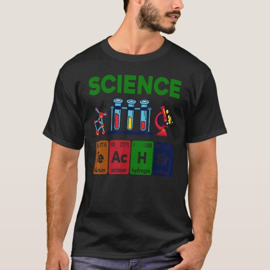 Wetenschapsdocent Chemist Physicist  T-shirt (Voorkant)