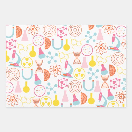 Wetenschapsdocent inpakpapier vel (Voorkant)