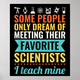 WETENSCHAPSDOCENT Lesgeven in Biologie Scheikunde  Poster