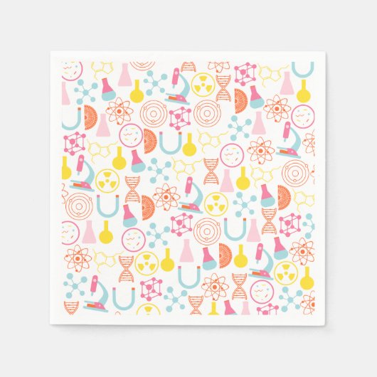 Wetenschapsdocent Papieren servetten (Voorkant)