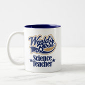 Wetenschapsdocent voor (beste werelden) tweekleurige koffiemok (Links)