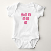 Wetenschapselementen Items Romper (Voorkant)