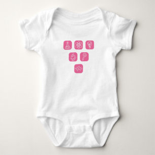 Wetenschapselementen Items Romper