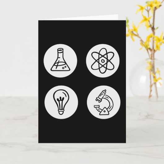 Wetenschapselementen Kaart (Gele Bloem)