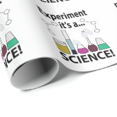 Wetenschapsexperiment Het is een wetenschap Cadeaupapier (Rol Hoek)