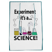 Wetenschapsexperiment Het is een wetenschap Medium Cadeauzakje (Achterkant)